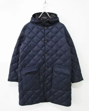 [ 새상품급 ] Gymphlex 핸드 퀼트 다운 후드 코트 14