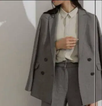 NATURALBEAUTYBASIC 더블 브레스트 자켓