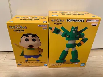 짱구는 못말려(크레용 신짱) 피규어 신짱과 건담 로봇 세트