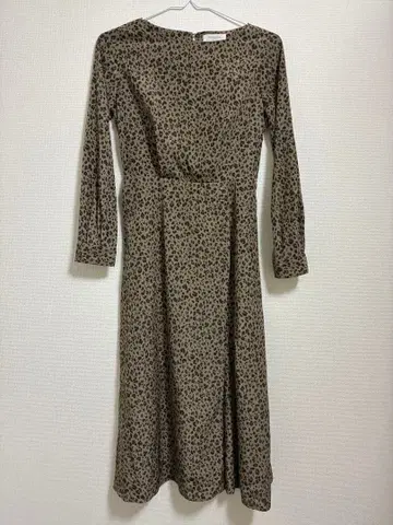 OPAQUE.CLIP 레오파드 무늬 맥시 원피스 오파크 클립