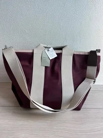 새상품 정가 7590엔 카슈카슈 나일론 트윌 2way 테이프 토트 백