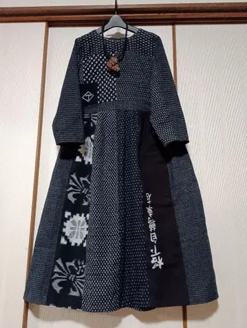 빈티지 원단 리메이크 원피스