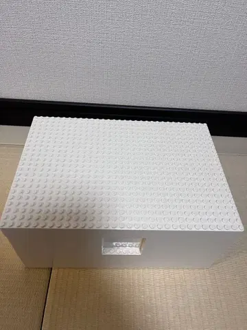 레고 블록 수납 박스 화이트 IKEA 중간 사이즈