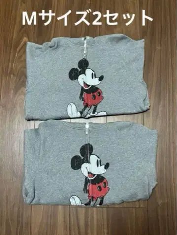 미키마우스 귀 달린 후드티 (M) 새상품 미사용 2세트 (택 없음)