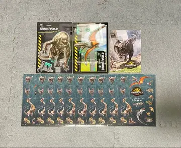 쥬라기 월드 아크릴 스탠드 스티커 입장 혜택 엽서