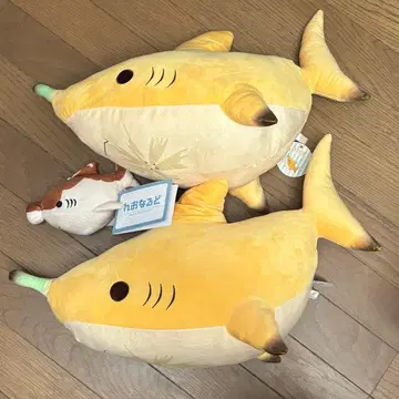 레오나르도 상어 BIG 봉제 인형 후르츠 와가시 3점