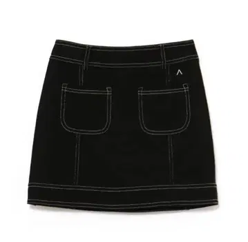 andmary 백 리본 미니 스커트