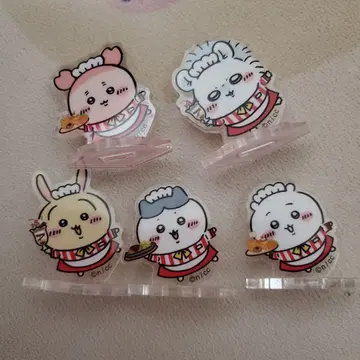 치이카와 레스토랑 미니 아크릴 스탠드 5개 세트