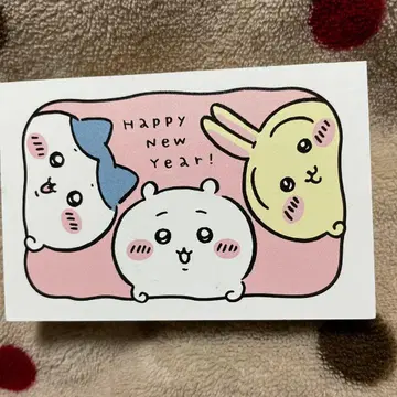 치이카와 (먼작귀) 설날 도장 치이카와 (먼작귀) 업 설날 카드 스탬프