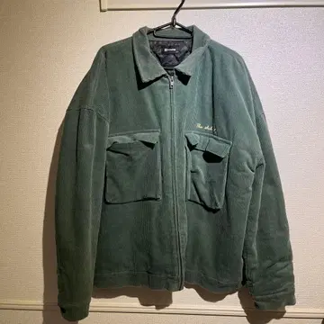 Subciety 코듀로이 자켓 L 사이즈 다크 그린