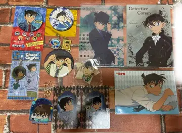 명탐정 코난 쿠도 신이치 프리미엄 나이트 캔뱃지 엽서 브로마이드