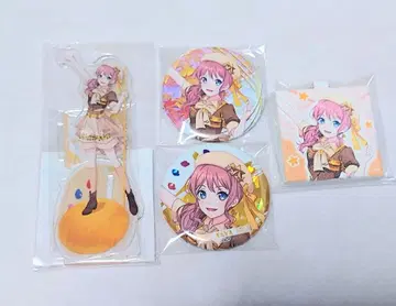 뱅드림 야마부키 사야 아크릴 스탠드 캔뱃지 미니어처 캔버스 키링