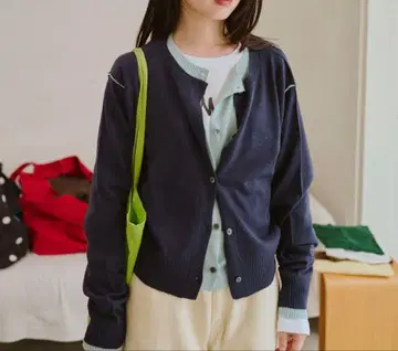 커먼 갈 프로덕츠 2개 1개 가디건 가을 네이비