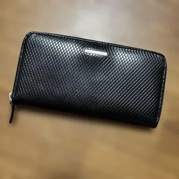 히로미치 나카노 장지갑 블랙 가죽 느낌