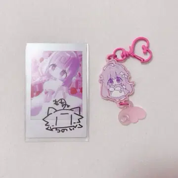 복숭아 네치노이 키링 폴라로이드