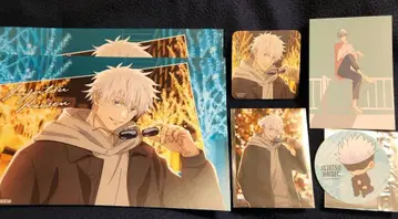 미사용 새상품 주술회전 말큐브 마루빌 고죠 사토루 런천 매트 코스터 외