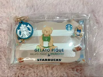 새상품 스벅 젤라피케 멀티 케이스 스타벅스 카드 모카 베이지