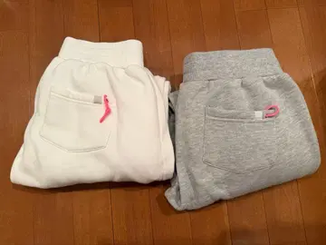 쿠치 디자인 2색 세트 속기모 스웨트 팬츠