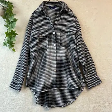 BEEP 울 하운드투스 셔츠 F 사이즈