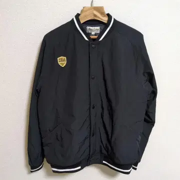 BALL LINE 블랙 바시티 자켓