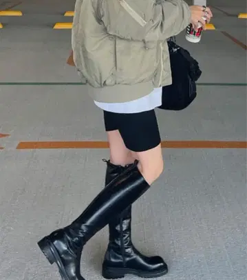 하프 리브 레깅스 (chiica select) / 바이커 팬츠