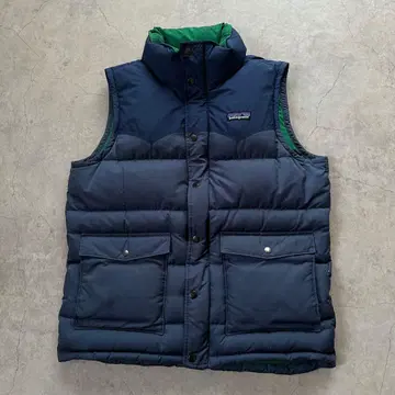 Patagonia 파타고니아 다운 베스트 로고 네이비