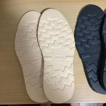Vibram 교체용 바닥 화이트 블랙 2종 세트