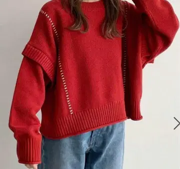 앞뒤 2WAY 핸드 스티치 풀오버 숏