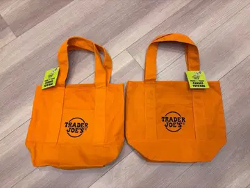 트레이더 조'스 오렌지 토트백