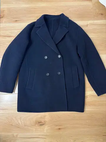 유니클로 더블 페이스 숏코트 L