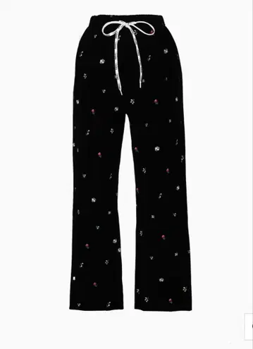 [ 미사용 ] Bibiy B. STARRY PANTS 블랙 와이드 팬츠