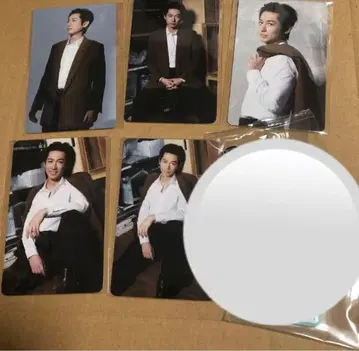 딘 후지오카 럭키 드로우 트레이딩 카드 5장 세트