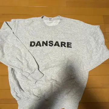 DANSARE 로고 그레이 맨투맨