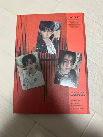 treasure 앨범 트레이딩 카드 포함