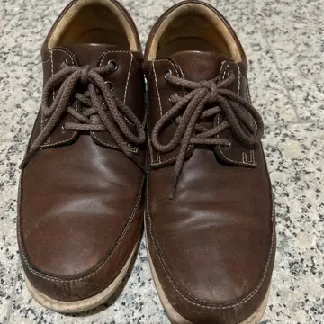 남성용 신발 브라운 합성 가죽 신발 26.5cm