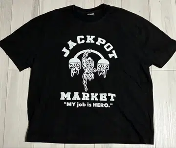 잭팟 마켓 T셔츠 블랙