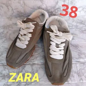 ZARA 스니커즈 카키 38