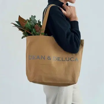 [ DEAN&DELUCA ] 차리티 토트 2025 카페오레 L 사이즈