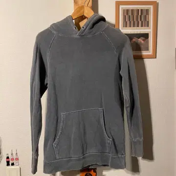 FRUIT OF THE LOOM 그레이 후드티 S