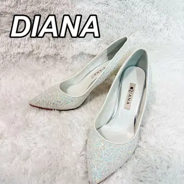 새상품급 DIANA 다이애나 글리터 스틸레토 펌프스 결혼식