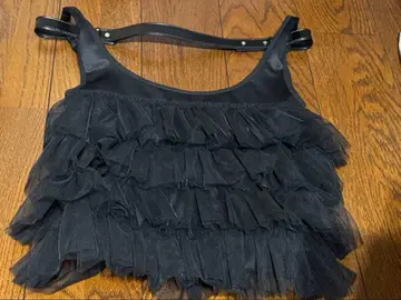 Scrap Book 프릴 백 블랙