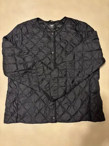 가격 인하 UNIQLO WARM PADDED 퀼팅 자켓 XL 블랙