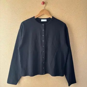 카구레 스냅 티셔츠 가디건 블랙 블랙