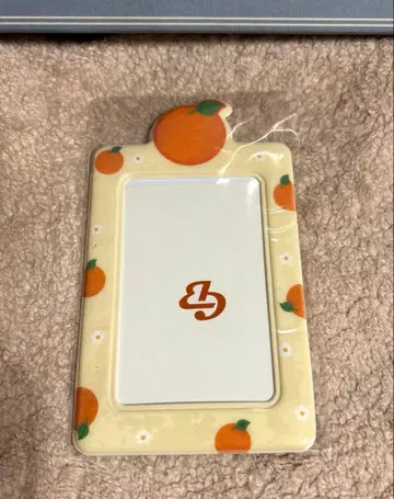 박보검 포토 카드 홀더 오렌지 한국 팬미팅