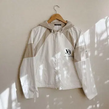 비비안 탐 V3 후드 점퍼 아우터 40 화이트 베이지