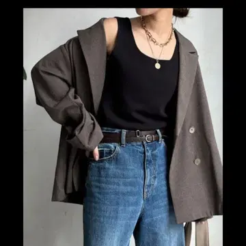 DouDou 스퀘어 니트 탱크