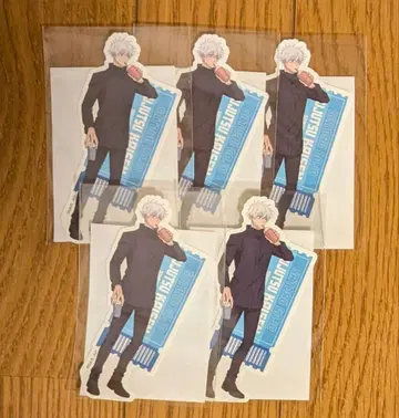 주술회전 시부야 사변 사멸 회유 고죠 사토루 다이컷 스티커 5개 미개봉