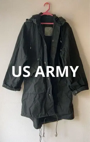 US ARMY 나이트 카모 피쉬테일 후드티 모즈 코트 밀리터리 M