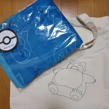 포켓몬 카비곤 담요 덤 토트백