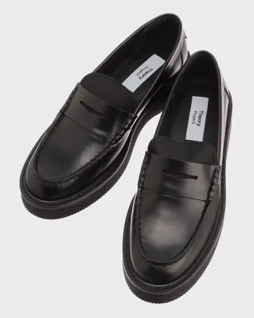 미사용 Theory 가죽 로퍼 36